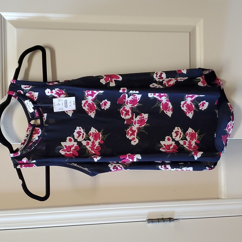 Floral J Crew blouse, size 00, $25